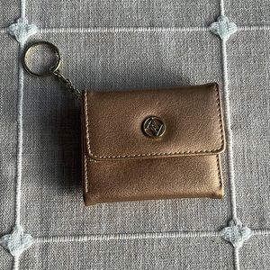 Adrienne Vittadini Rose Gold Card Wallet